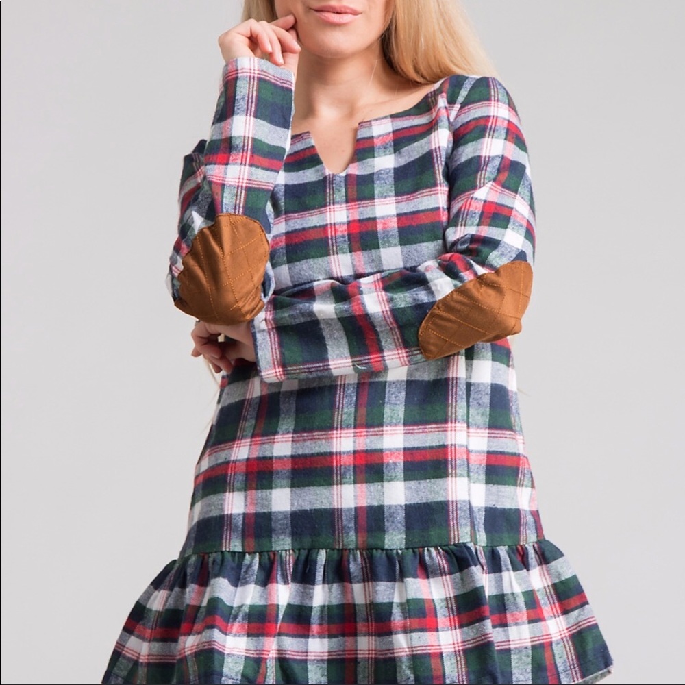 •Plaid Dress•